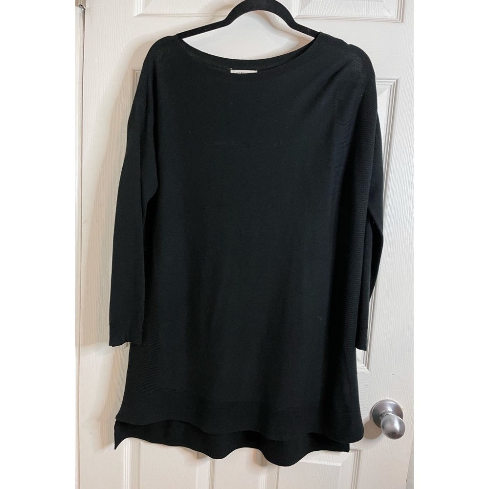 SM-LG Black oversized tunic sweater (brand new)